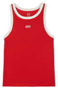 Ribbed Tank Top Logo Americana
