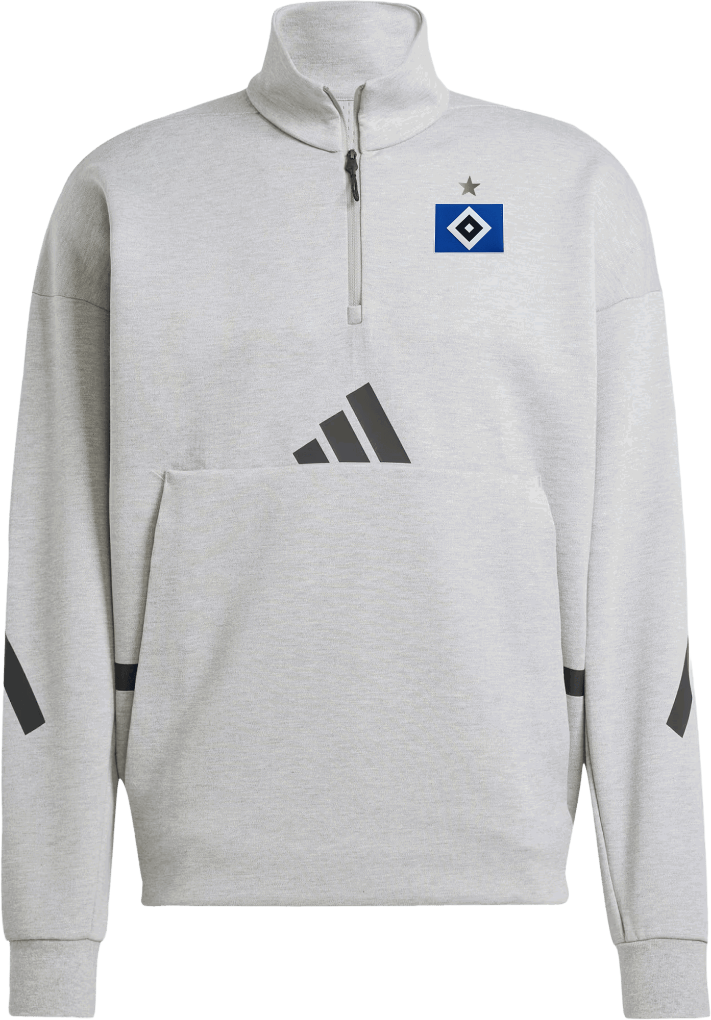 Mikina adidas Originals Hamburger SV Z.N.E Quarter-Zip Sweatshirt Šedá | 6hsvjj1148, 0