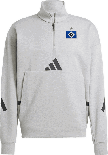 Mikina adidas Originals Hamburger SV Z.N.E Quarter-Zip Sweatshirt Šedá | 6hsvjj1148, 0