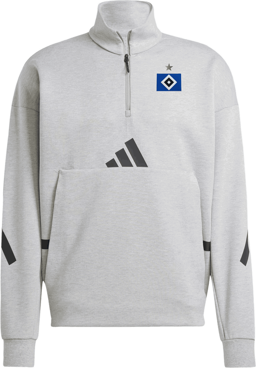 Mikina adidas Originals Hamburger SV Z.N.E Quarter-Zip Sweatshirt Šedá | 6hsvjj1148