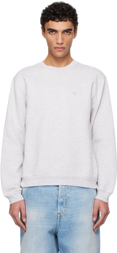 Sveter Acne Studios Acne Studios Crew Neck Fleece Sweatshirt Šedá | CI0186-, 0