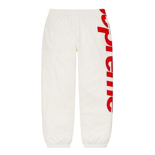 Tepláky Supreme Track Pants with Side Lettering Biela | SUP-SS21-449, 0