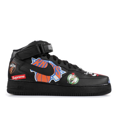 Tenisky a topánky Nike Supreme x NBA x Air Force 1 Mid 07 Čierna | AQ8017-001, 0