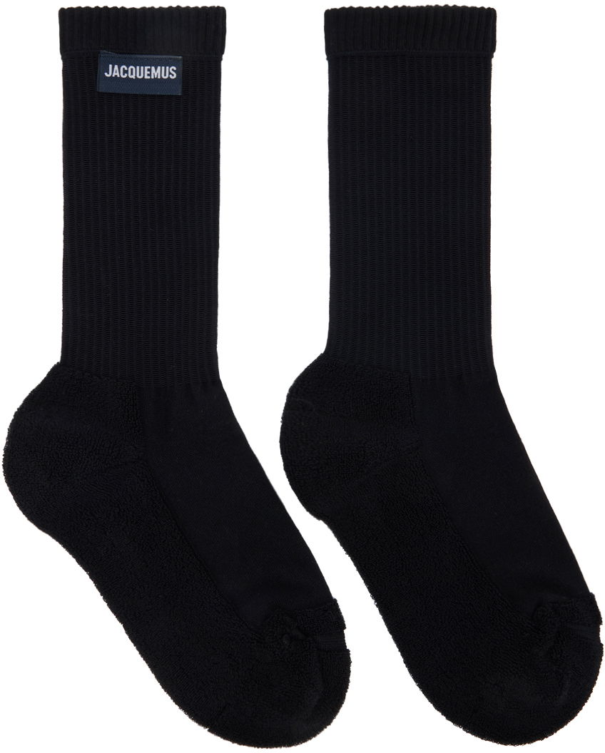 Spodná bielizeň a ponožky Jacquemus Le Papier 'Les Chaussettes À L'Envers' Čierna | 21H213AC004-5000, 0