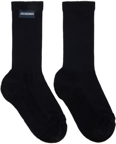 Spodná bielizeň a ponožky Jacquemus Le Papier 'Les Chaussettes À L'Envers' Čierna | 21H213AC004-5000, 0