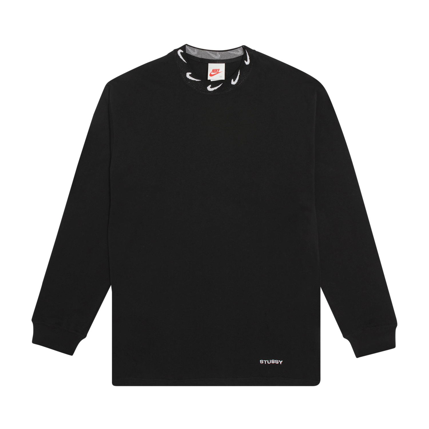 Tričko Nike Stussy x Knit Long-Sleeve Top Čierna | CT4314 010, 1