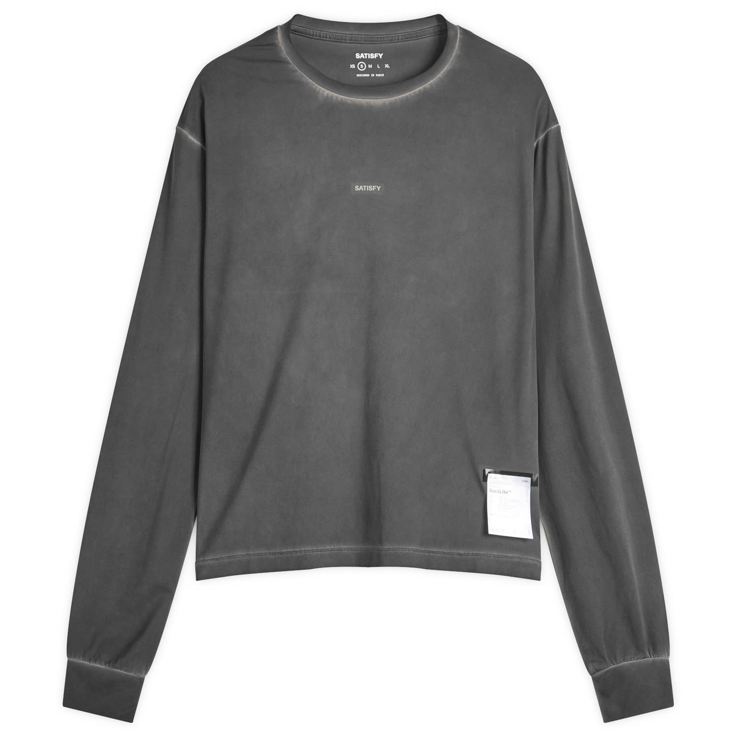 Tričko Satisfy Auralite Long T-Shirt, Size Medium Šedá | 21001-PB-SAB, 1