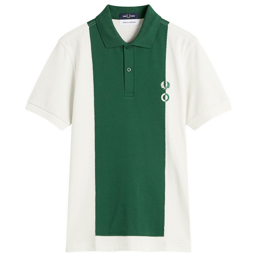 Polo tričko Fred Perry Craig Green Vertical Panel Polo Shirt Rôznofarebný | SM1138-48B