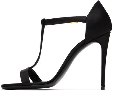 Tenisky a topánky Dolce & Gabbana Satin T-Bar Heeled Sandals Čierna | CR1766 A7630, 2