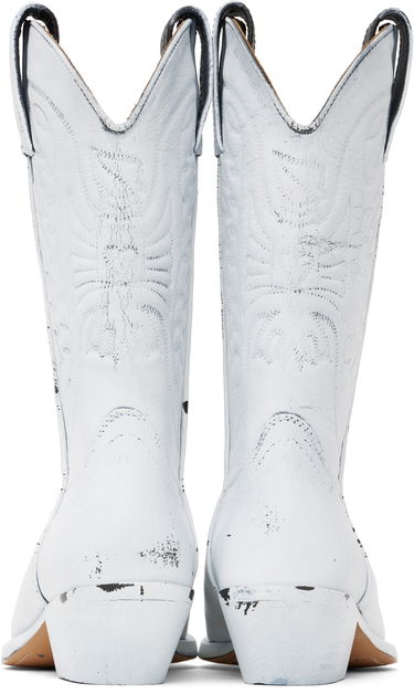 Oblečenie Maison Margiela MM6 Maison Margiela Painted Cowboy Boots Biela | S66WW0093 P8299, 1