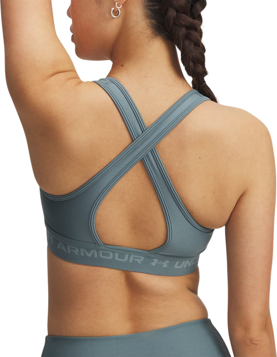 Podprsenka Under Armour Crossback Mid Bra Modrá | 1361034-587, 1