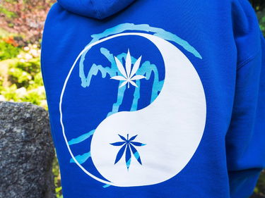 Mikina Under Native Taijitu Draws Hoodie *RARE* Modrá | UN6, 3