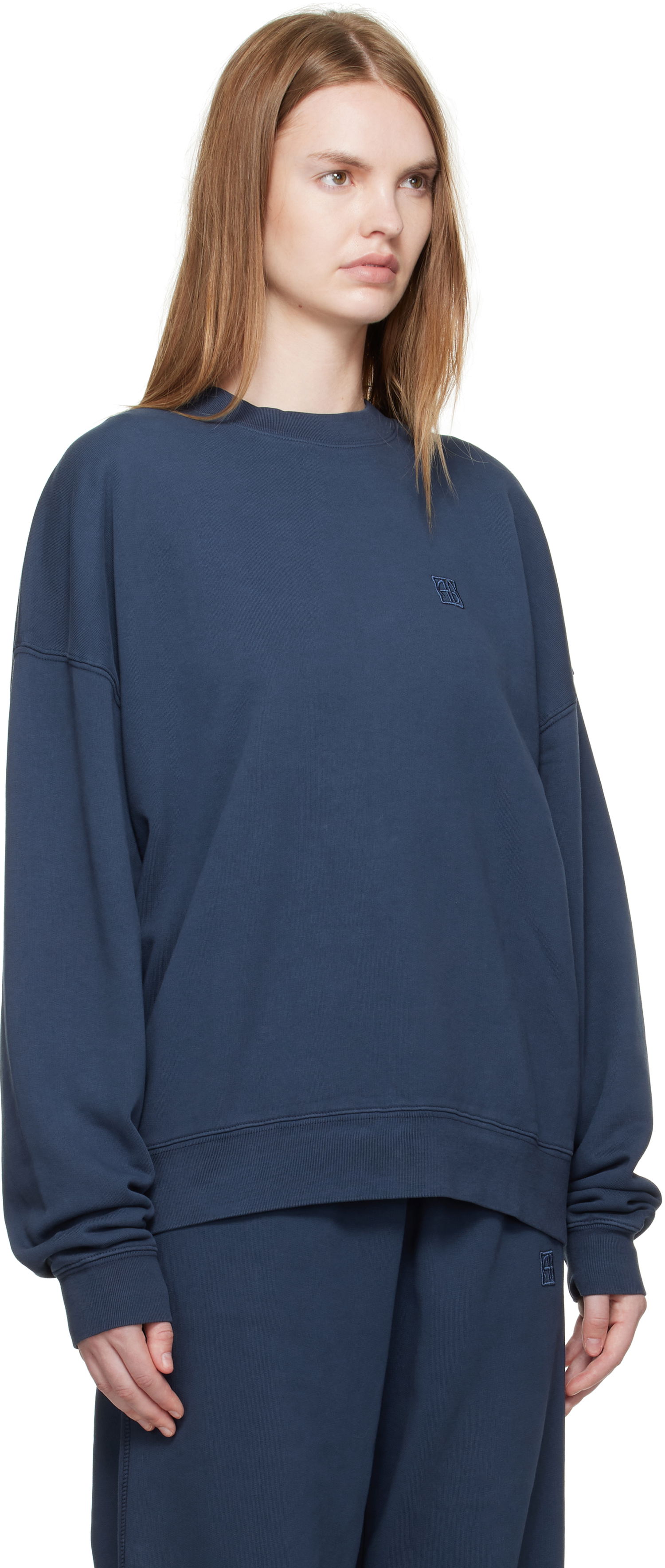 Mikina Anine Bing Miles Sweatshirt Navy | A-08-11205-BEL26, 1