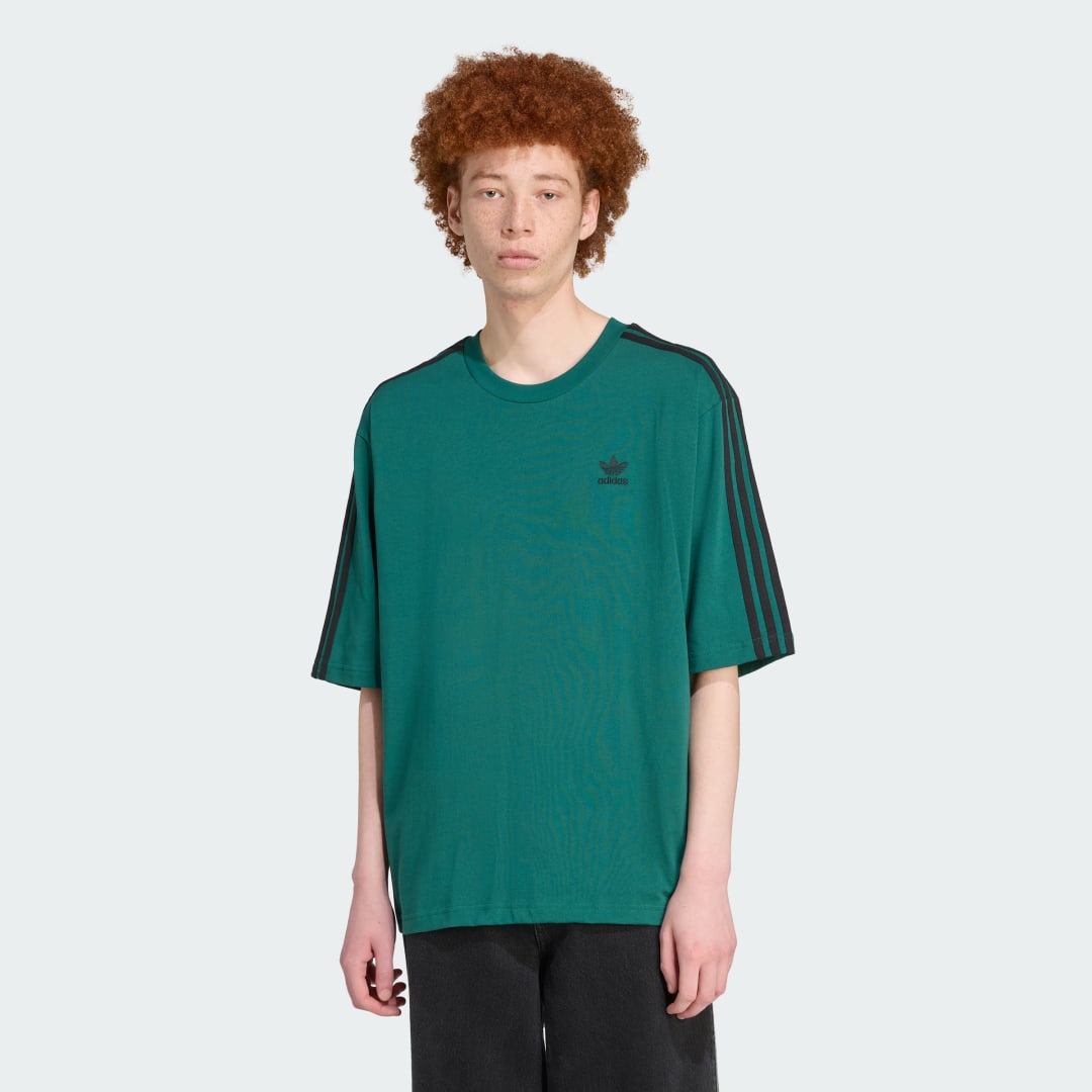 Tričko adidas Performance Adicolor Oversized T-Shirt Zelené | JY1396, 0