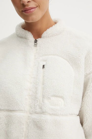 Bunda The North Face White Cropped Fleece Jacket Biela | NF0A88ZBQLI1, 4