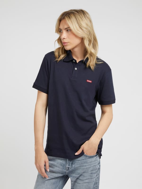 Polo tričko GUESS Classic Polo Navy | M3YP66KBL51, 0