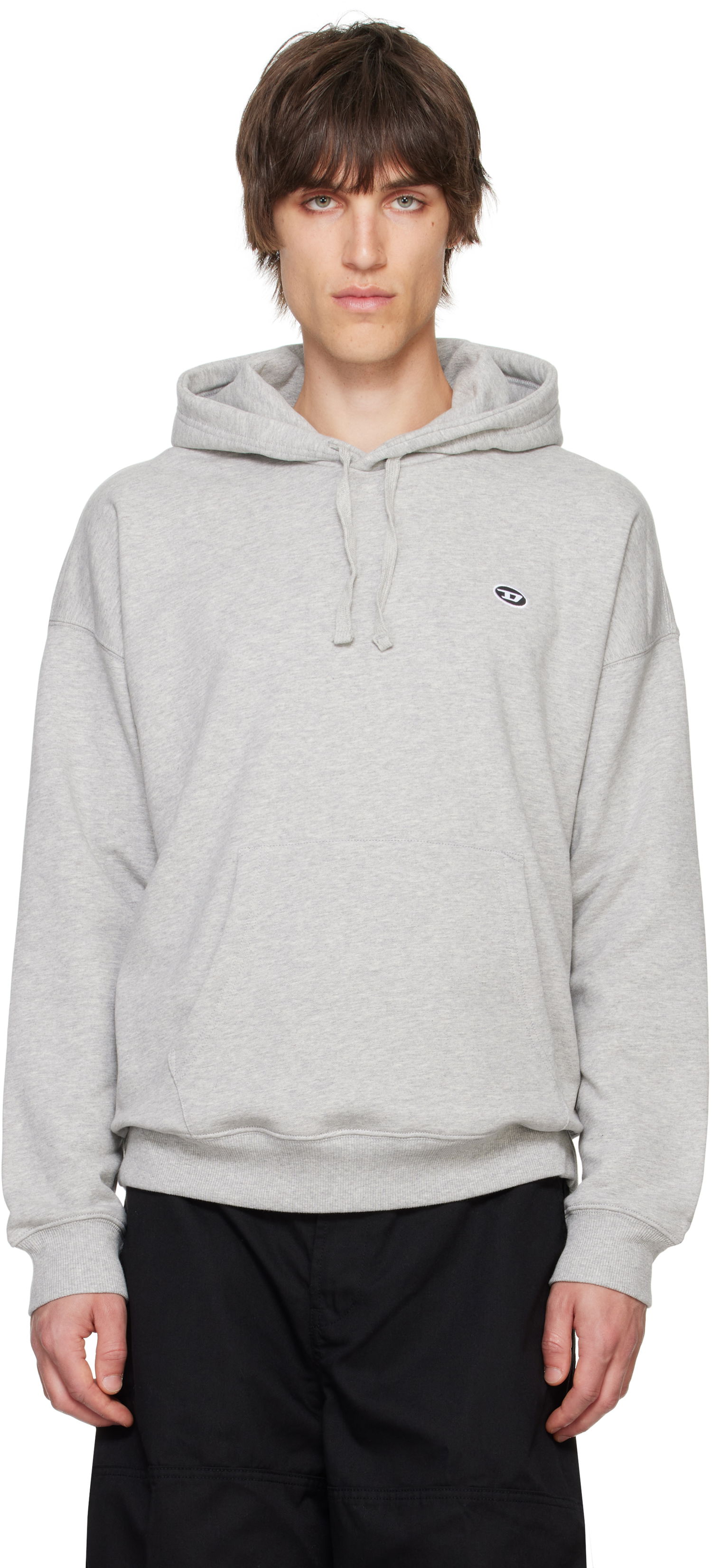 Mikina Diesel S-Rob-Hood-Doval-Pj Hoodie Šedá | A03786-0BKAF-9CB, 0