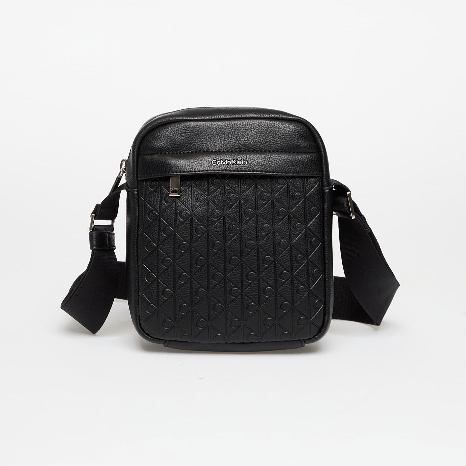 Taška cez rameno CALVIN KLEIN Calvin Klein Emblem Aop Emboss Crossover Bag Čierna | LV04D3204G UB1, 0