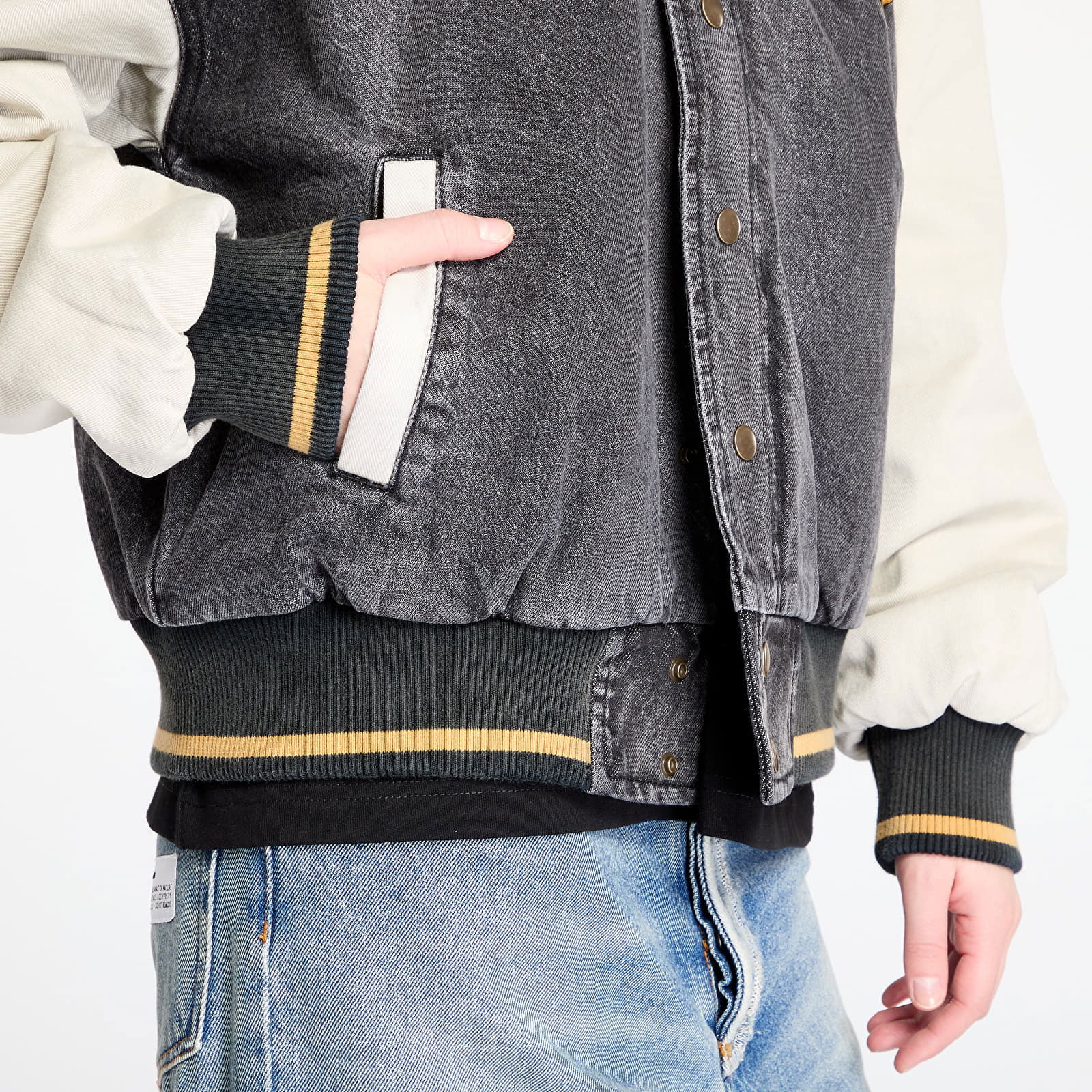 Homerun Denim Varsity Jacket