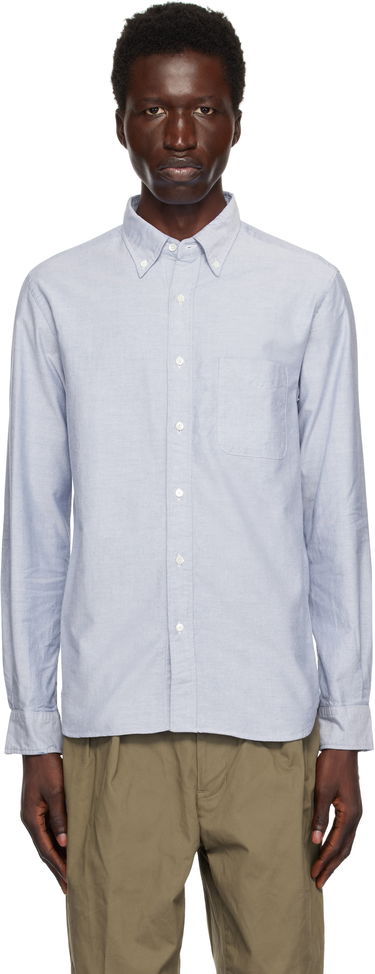 Košeľa BEAMS BEAMS PLUS BD Oxford Shirt Modrá | 38110011139, 0