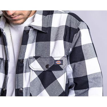 Košeľa Dickies Lined Sacramento BLK velikost M Biela | DK0A4XGRBLK1, 6