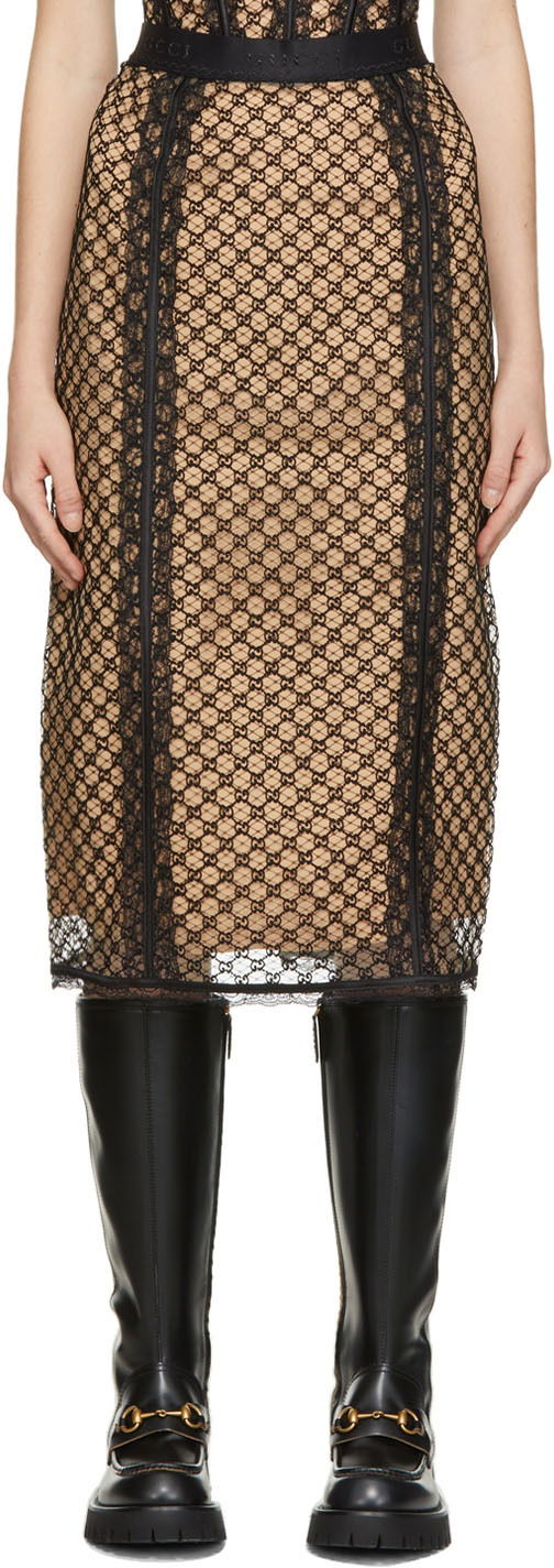 Lace Mid-Length Skirt