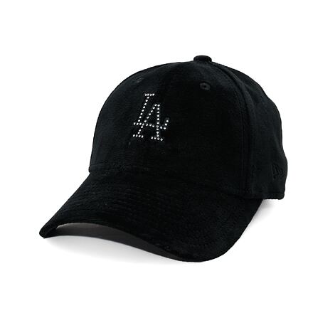 Šiltovka New Era MLB Diamante Velour 9FORTY LA Dodgers Adjustable Hat Čierna | 60595351, 0