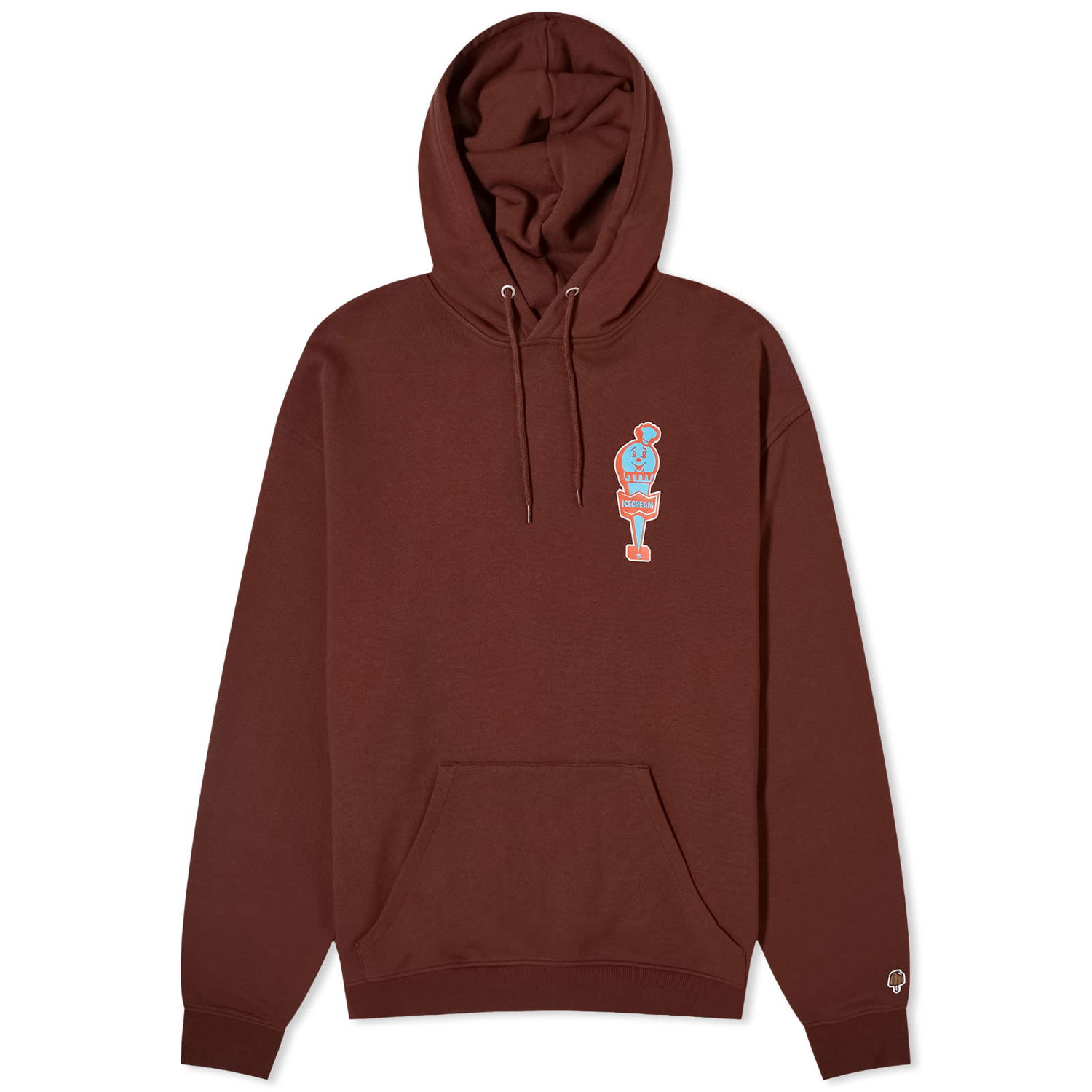 Mikina BBC IceCream ICECREAM We Serve It Best Hoodie Hnedá | IC24230-BR, 0