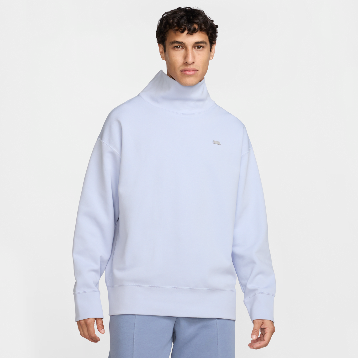 Mikina Nike Tech Fleece Mock Neck Sweatshirt Modrá | FQ7786-024, 0