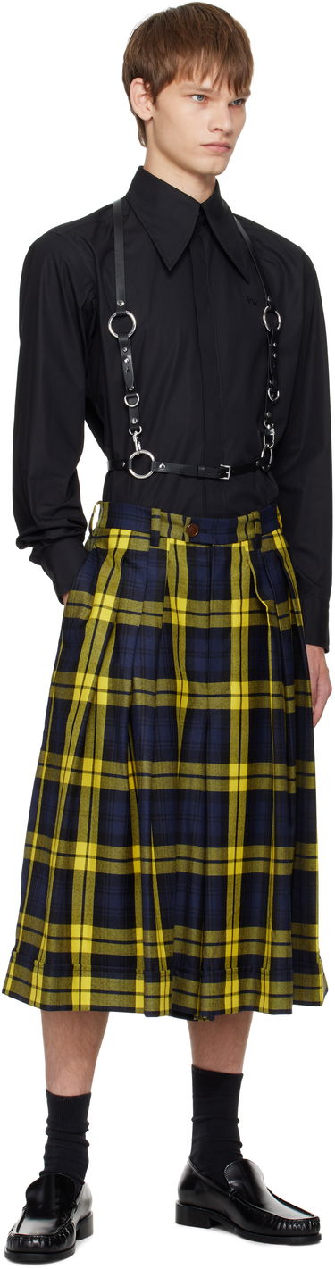 Šortky Vivienne Westwood Vivienne Westwood Pleated Tartan Culottes Žltá | 3F01000C-W0175-, 3