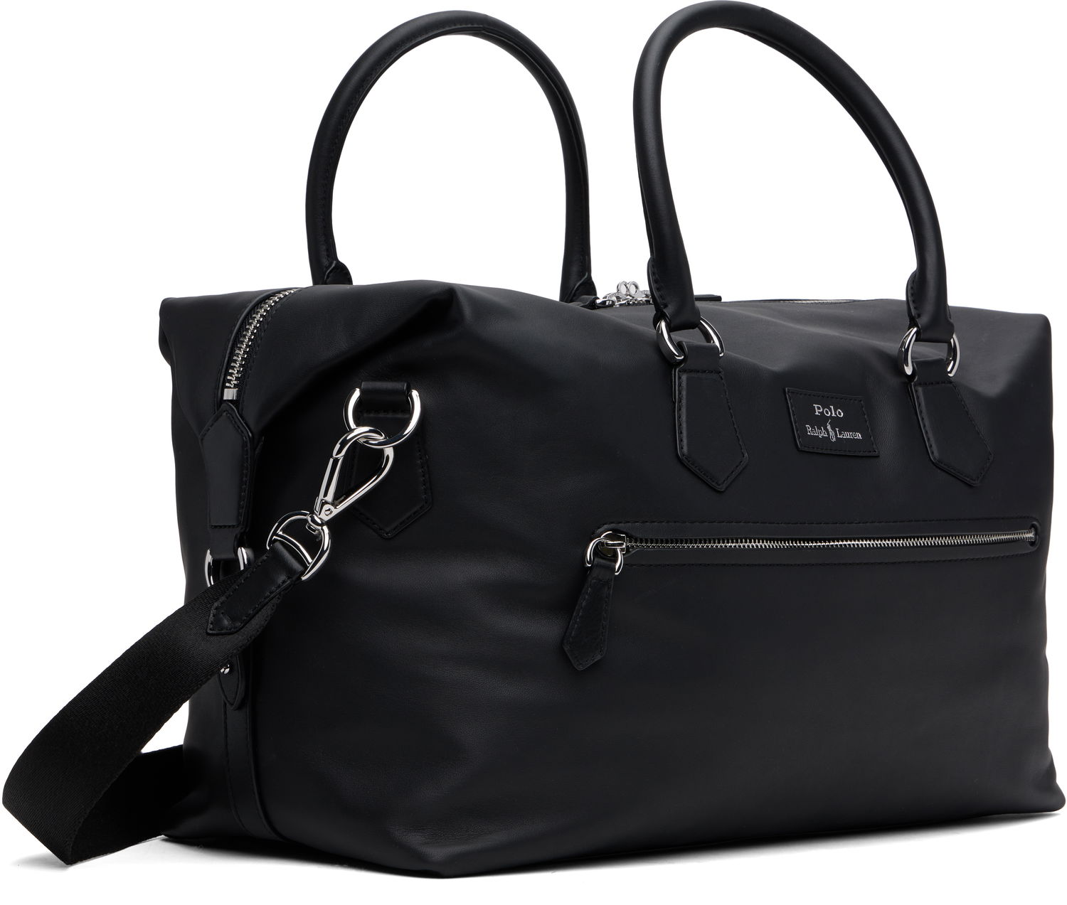 Cestovná taška Polo by Ralph Lauren Ralph Lauren Smooth Leather Large Duffle Bag Čierna | 405962455001, 1