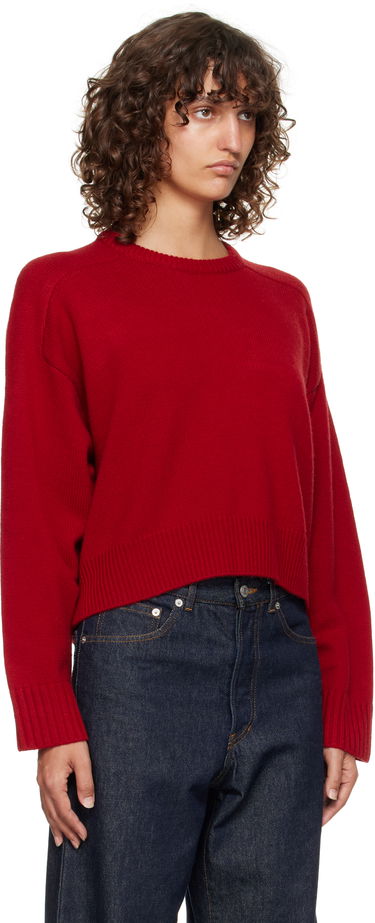 Sveter Loulou de Saison Loulou de Saison Bruzzi LDS Boxy Cashmere Sweater Červená | BRUZZI LDS, 1