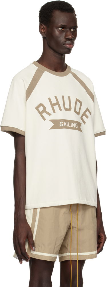 Tričko Rhude Rhude 'Rhude Sailing' T-Shirt Biela | RHPS25TT21012, 4