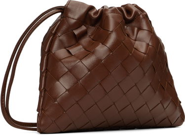 Kabelka Bottega Veneta Bottega Veneta Small Intrecciato Leather Pouch Čierna | 816987 V3IV1, 3