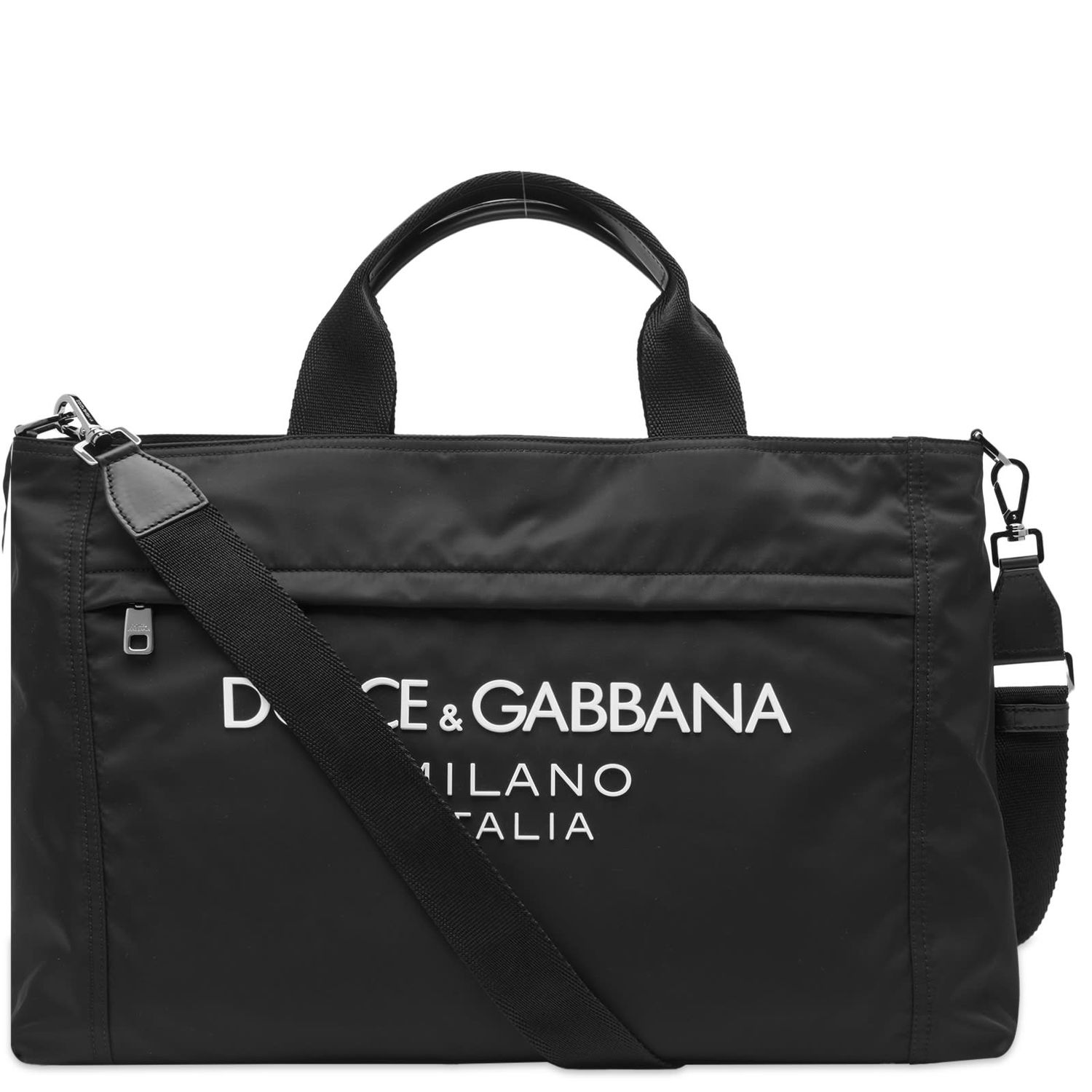 Kabelka Dolce & Gabbana Nylon Logo Holdall Black Čierna | BM2125AG182-8B956, 0