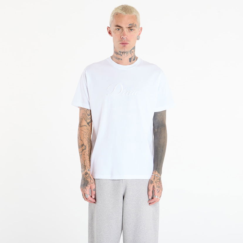 Tričko Dime Dime Cursive T-Shirt Biela | DIMEFA2574WHT