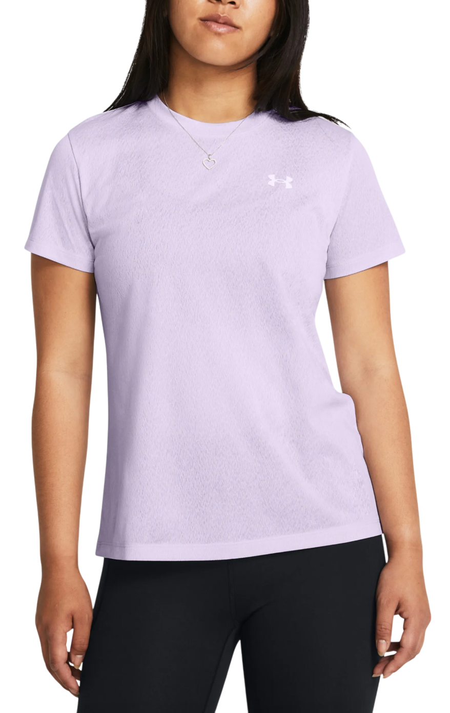 Tričko Under Armour Under Armour Tech Riddle Short Sleeve T-Shirt Fialová | 1386410-535, 0