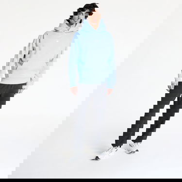 Mikina New Balance Uniform Hoodie Modrá | MT44583ELE, 4