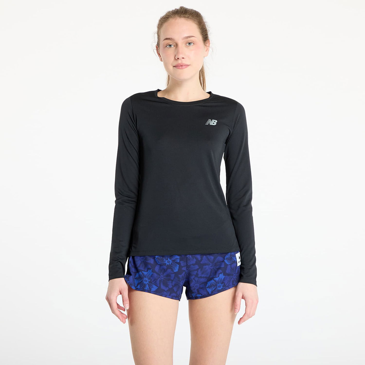 Tričko New Balance Long Sleeve Sport Tee Čierna | WT51245BK, 0