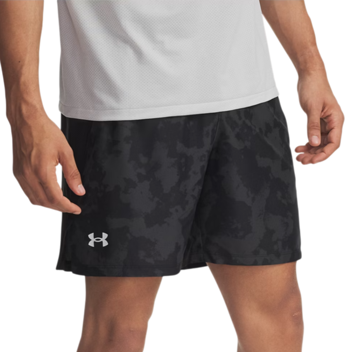 Šortky Under Armour Under Armour UA Launch 7" Print Shorts Čierna | 1382621-016, 0