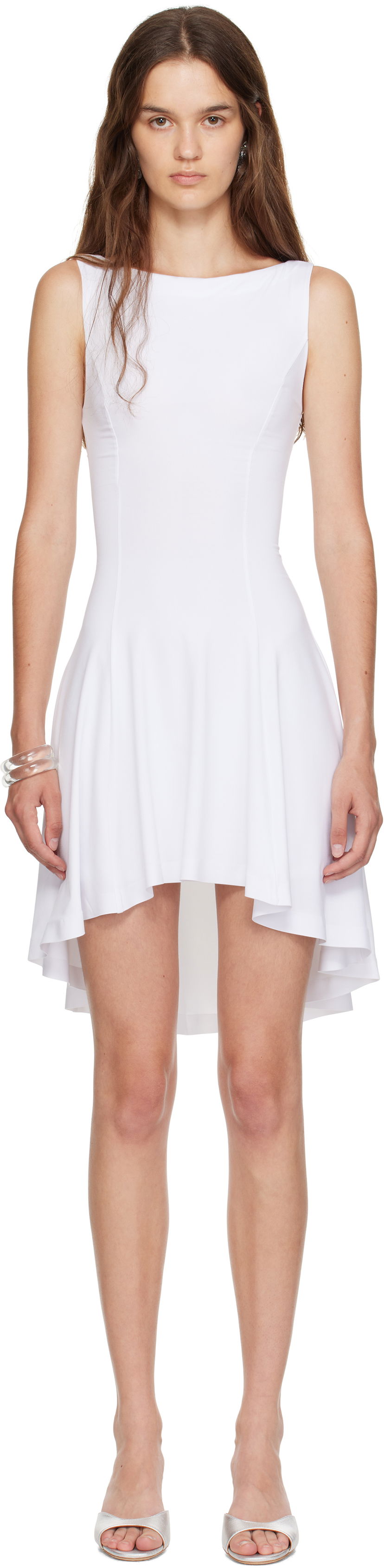 Šaty GUIZIO Guizio Daye Sleeveless Mini Dress Biela | P25413K012
