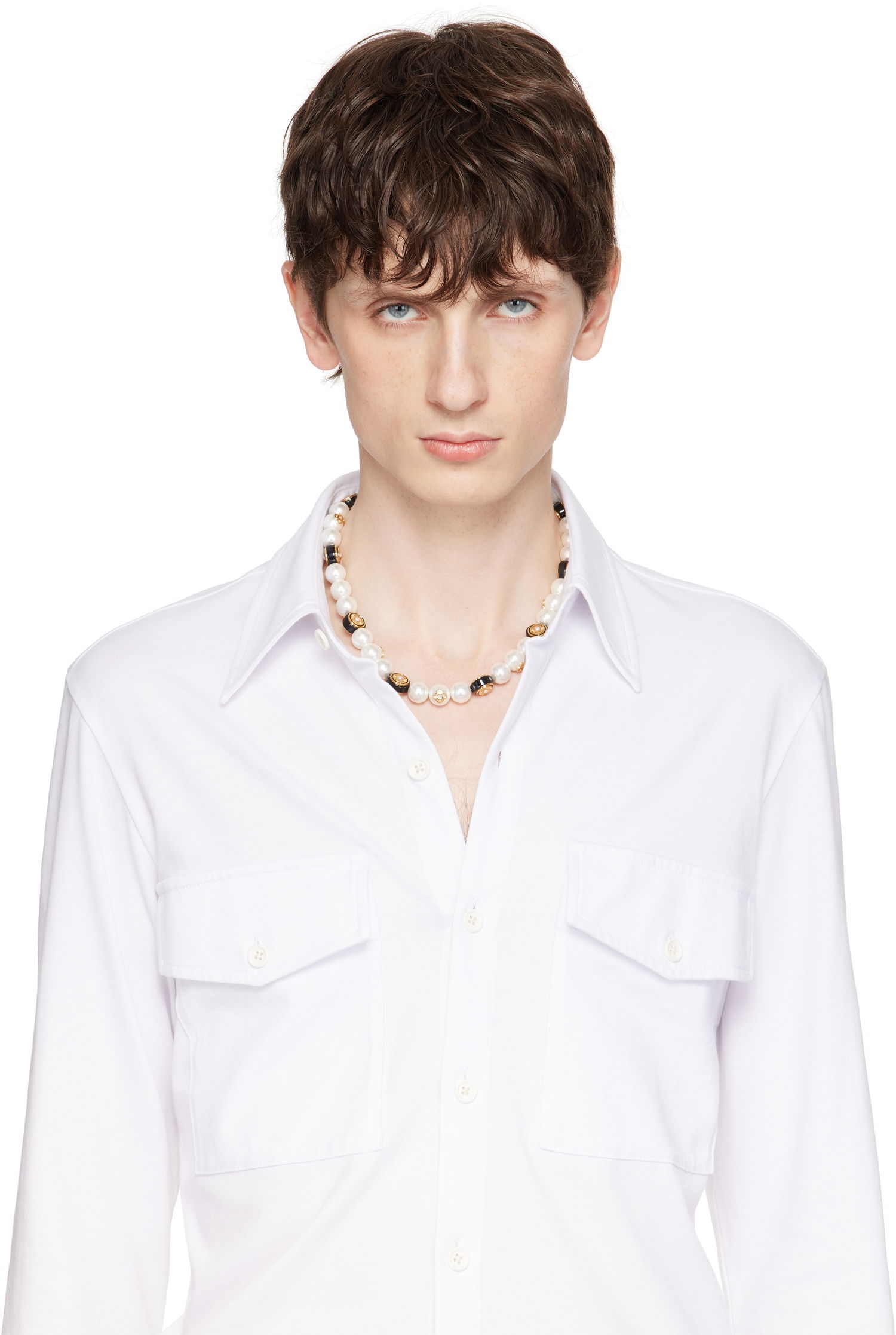 Náhrdelník Casablanca Casablanca Spoke Wheel Pearl Necklace Rôznofarebný | AS25-JW-267-01, 1