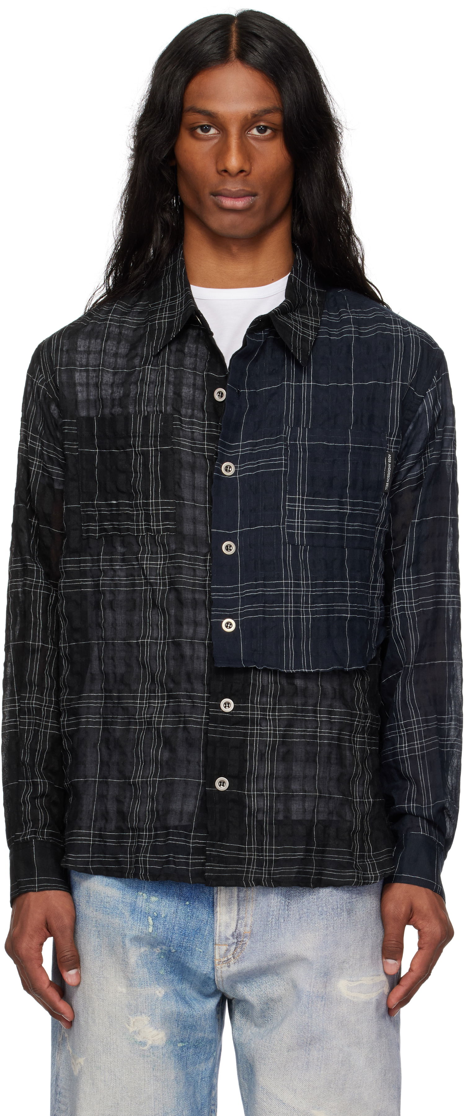 Košeľa Andersson Bell Andersson Bell Check Layered Shirt Čierna | atb1275m, 0
