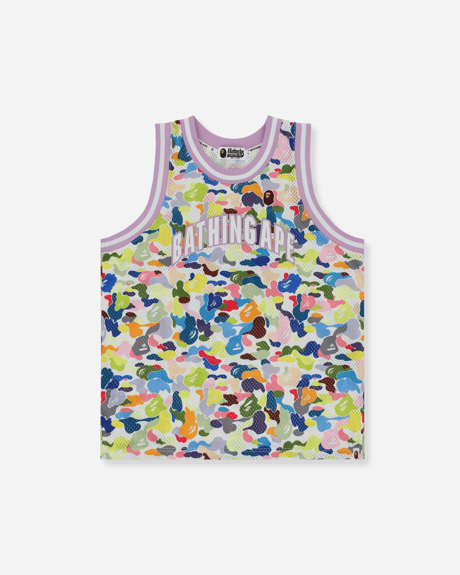 Tielko BAPE Multi Camo Basketball Jersey Rôznofarebný | 1G80109004 WHITE, 0