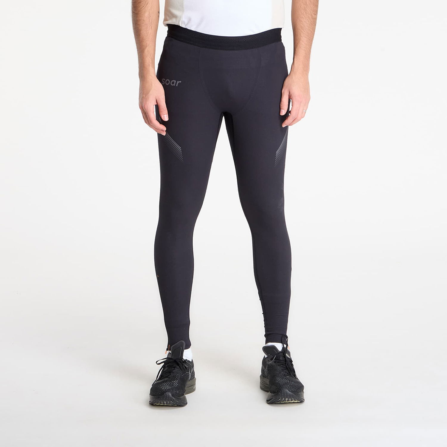 Ponožky Soar Running Wooltech Tights Čierna | AW25-STG2M-BLK, 0