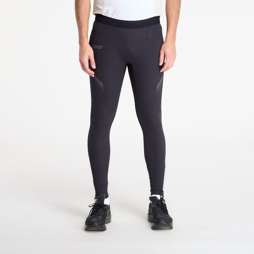 Ponožky Soar Running Wooltech Tights Čierna | AW25-STG2M-BLK