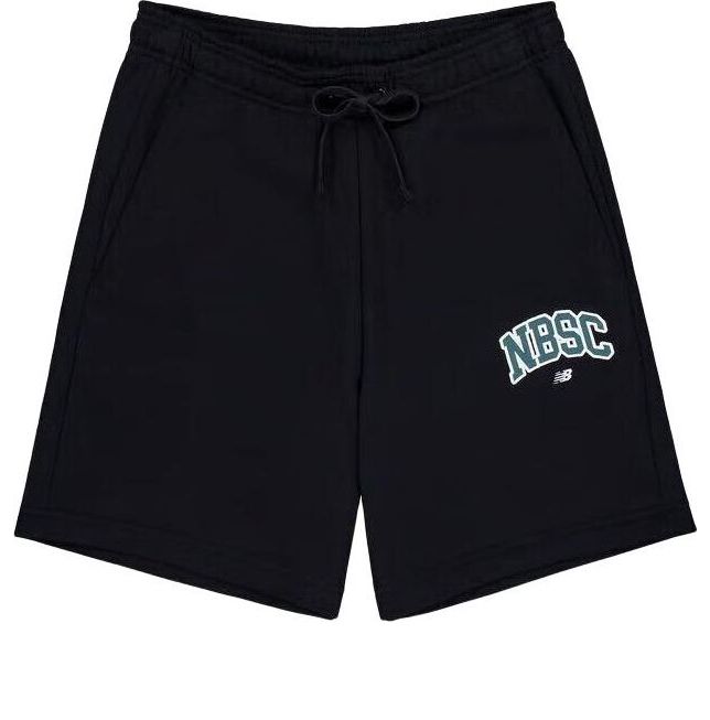 Šortky New Balance Athletics Sports Club Cotton Shorts Čierna | AMS42318-BK