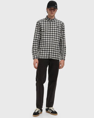 Košeľa Fred Perry Tartan Oxford Button-Down Shirt Čierna | M1743-560, 1