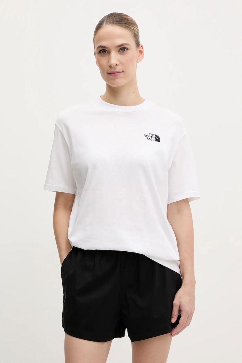 Tričko The North Face Essential Cotton Short-Sleeve Crewneck T-Shirt Biela | NF0A87NQFN41