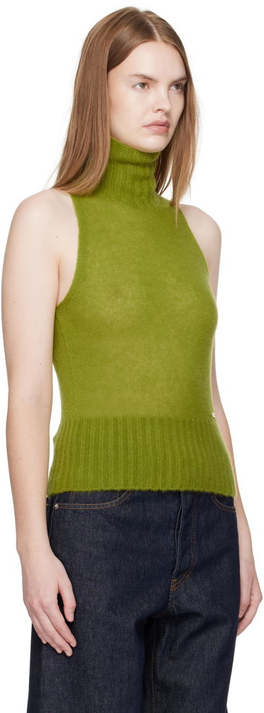 Sveter Tom Ford TOM FORD Cashmere Silk Sleeveless Turtleneck Zelené | MAK1381-YAX921, 1